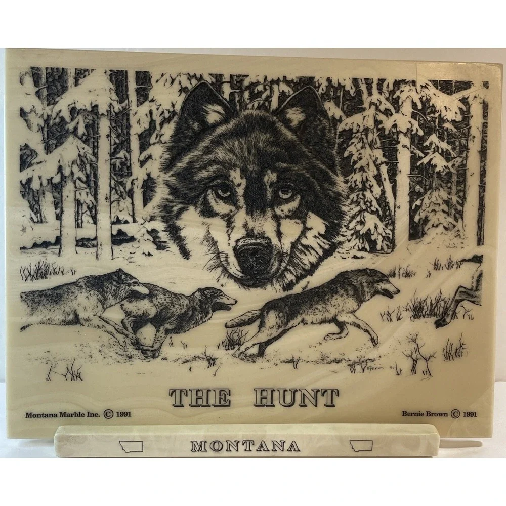 Vintage 1991 Bernie Brown Montana Marble‎ Inc. 